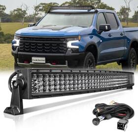 L600054 Lumimotor 54 Inch Curved Led Light Bar Wiring Harness 832w Combo Off Road Driving