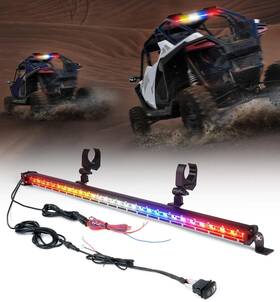 Rj003ja165-f Lupar 30 Inch Led Chase Strobe Light Bar Offroad Safety Flashing Lightbar With Running Br