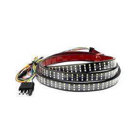 Marlbston 701737610424 60 Inches Triple 432 Leds Tailgate Strip Light Bar 6 Modes 3 Rows Running Tur