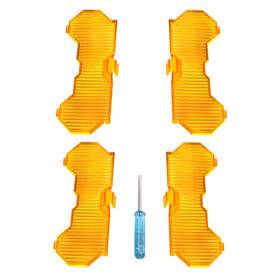 0atsg5 Maxpeedingrods 7inch Pc Amber Cover For Crosshair Series Led Driving Light Flood