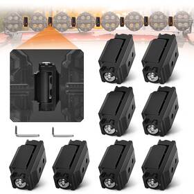 2pzknu Maxpeedingrods Off-road Led Light Mounting Bracket For Crosshair Series 5inch Pod Lights 8pcs