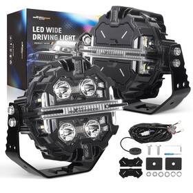 B38h6d Maxpeedingrods 5 Inch Round Led Pod Lights Spot Flood Combo For Atv Utv Suv Marine Offroad 12v B38h6d Maxpeedingrods 5 Inch Round Led Pod Lights Spot Flood Combo For Atv Utv Suv Marine Offroad 12v