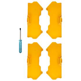C6tanp Maxpeedingrods Snap-on Amber Protective Cover For 5 Inch Led Driving Light Pod 4pcs