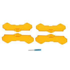 Jrfsu7 Maxpeedingrods Light Lens Cover Amber 7 Inch For Crosshair Series Led Driving Lights Jrfsu7 Maxpeedingrods Light Lens Cover Amber 7 Inch For Crosshair Series Led Driving Lights