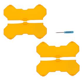 K25oa4 Maxpeedingrods Weather Amber Light Cover 7inch For Crosshair Led Driving Lights