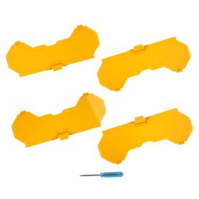 R5sqw2 Maxpeedingrods Light Lens Cover Amber 7 Inch For Crosshair Series Led Driving Lights