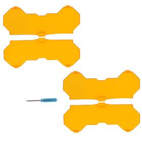 Vkp6wg Maxpeedingrods Weather Amber Light Cover 7inch For Crosshair Led Driving Lights