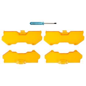 Y21r0u Maxpeedingrods Snap-on Amber Protective Cover For 5 Inch Led Driving Light Pod 4pcs