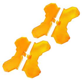 Z9tlf4 Maxpeedingrods 7inch Light Covers Amber For Crosshair Square Led Driving Lights