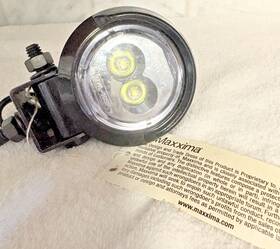 Maxxima Mwl10spsm New 2 Inch Round Mini Bracket Mount Led Work Scene Light 12vdc