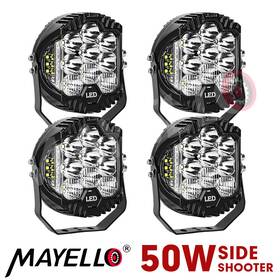 3b00gjovkl Mayello 4x 5inch Led Work Light Bar Pods Spot Flood Combo Fog Lamp Offroad Driving Amber