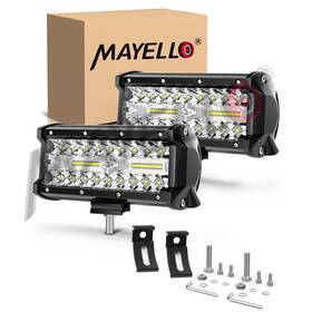 L2030sfsabfn Mayello 2/4/6/10pcs 7in Led Work Light Bar Flood Spot Offroad Fog Driving Atv Truck 6.5
