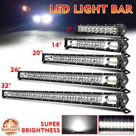 Qh021350163 Mbshop202 Yellow 7 Inch 14 20 26 32 Led Light Bar Spot Flood Offroad Roof Driving Lamp