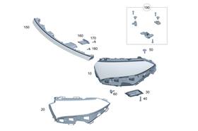 243-906-32-00 Mercedes-benz Genuine Lamp Unit