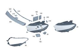 297-906-46-03 Mercedes-benz Genuine Lamp Unit