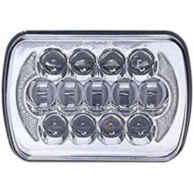 He-5x7s1 Metra Electronics/heise Vehicle Led Headlight Set 5x7 Inch 17 Silver Front