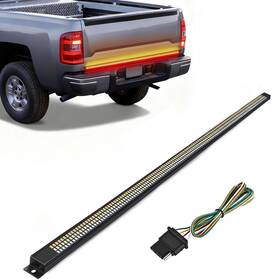 Mic-06-072 Mictuning Truck Tailgate Light Strip 60 Inch Aluminum Frame Triple Row 864 Led For