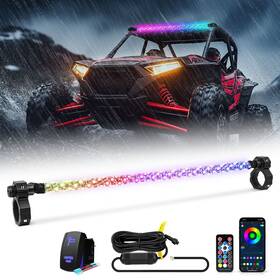 Mic-09-081 Mictuning 30 Inch Rear Chase Led Light Bar Running Brake Reverse For Polaris Rzr Atv Utv