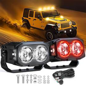 Mic-09-08213 Mictuning 4 Inch Led Light Pods Work Spot Driving Bar For Wrangler Truck Pickup Atv