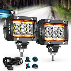 Mictuning Mic-09-129 2x 4 Inch Led Pods Light Spot Off Road Lights Super Bright Driving Fog