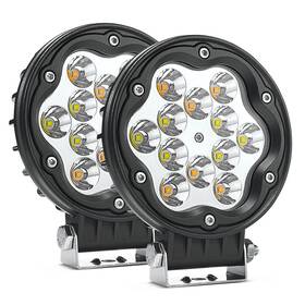 Mic-lb-425 Mictuning Pair 60w Led Light Pods Spot Flood Off Road Driving Fog Lights For Truck Utv 4x4