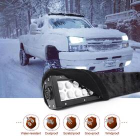 Mic-lbc-42 Mictuning Straight Curved 42 Inch Led Light Bar Spot Flood Driving Universal Fitment Cover
