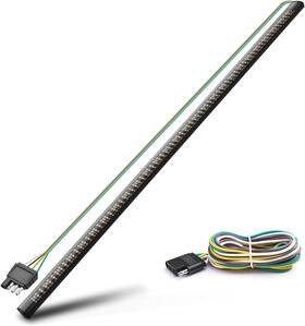 Mic-tl-135 Mictuning 60 Inch Led Tailgate Light Strip Triple Row Brake Running Amber Turn For Pickups Bid