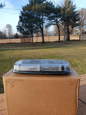 03336 Mini High-intensity Magnetic Mount Led Light Bar 96 Amber Leds