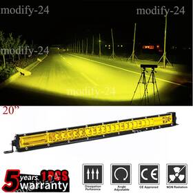 2rowy20nch Mod 20inch 120w Led Light Bar Dual Row Spot Flood Combo Work Ute Truck Suv Atv 3500k
