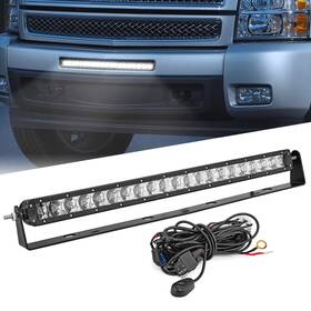 Mf-zt085 Mofun Led015 Wi001-a 22 Inch 150w Led Light Bar Kit And Front Hidden Lower Bumper Mounting Bracket