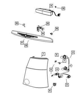 68002048aa Mopar Genuine Light Bar Wiring