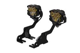 Morimoto 840203377963 Led Pod Light Kit Ncs Yellow Flood Beam Fits 10-14 Raptor