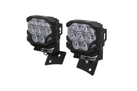 Morimoto 840203380314 Bb-plr-kit-1138 Led Pod Light Kit Hxb White Spot Beam Fits Wrangler Jk