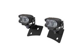 Morimoto 840203382332 2b-plr-kit-1139 Led Pod Light Kit Hxb Yellow Spot Beam Fits Wrangler Jk