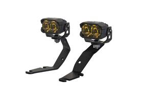Morimoto 840203383773 Led Pod Light Kit Hxb Yellow Spot Beam Fits 14-21 Tundra