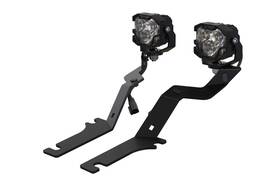 Morimoto 840203387078 Led Pod Light Kit Hxb Yellow Sae Wide Beam Fits 17-20 Raptor