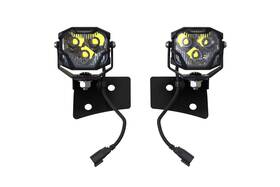 Morimoto 840203390504 4b-plr-kit-1139 Led Pod Light Kit Hxb Yellow Spot Beam Fits Wrangler Jk