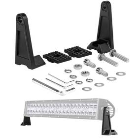 Muto-beam 612292090579 Side Mounting Brackets Universal Bracket For Led Pods Light B