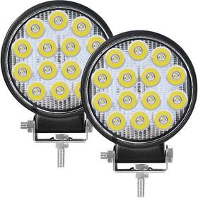 Wlt-qpcd007 Nifeida Round Led Light Bar 2pcs 4.5 Inch 140w 14000lm White