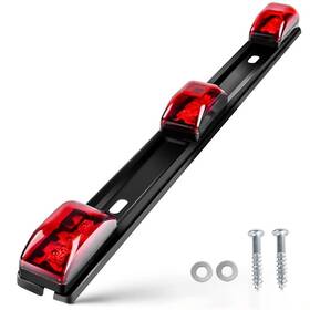 Wlt-qpjsd024 Nifeida Trailer Tail Light Bar 14.2 Inch 3 Red Clearance Identification Id