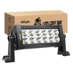 10001s-a Nilight New 7 Inch 36w Double Row Spot Led Light Bar