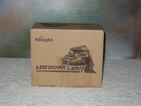 14044f-b Nilight 2pcs 20w Flush Mount Led Pods Flood Beam Work Light Backup Lights