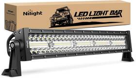 18040c-a Nilight 22 Inch 480w Triple Row 22inch Lights Black Transparent
