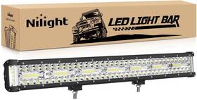 19004c-b Nilight Side Shooter Light Bar 20 Inch Triple Row Spot Flood Combo Work Off-road
