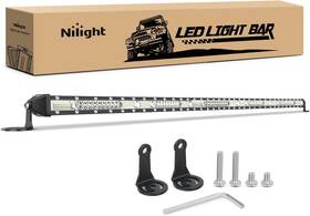 40035c-a Nilight Slim Led Light Bar 50 Inch 130led Single Row Spot Flood Combo Fog Lights