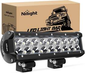 60008s-a  Nilight Led Light Bar 9inch 54w 3600lm Spot Off Road Lights Super Bright