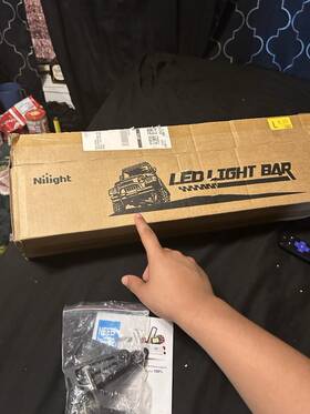 60216s-b Nilight Led Light Bar 20inch 126w Spot Flood Combo Double Row Blue Beam Off Road