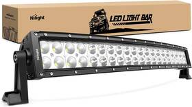 70015c-a Nilight Led Light Bar 22inch 120w Curved Spot Flood Combo Driving Lamps For Jeep