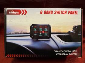 Nilight 727196413956 Read 6 Gang Switch Panel Universal Circuit Control Relay System