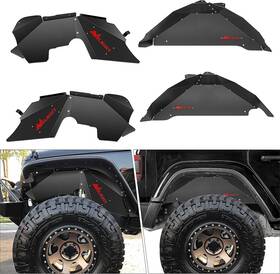 Nilight 750139061716 Front And Rear Inner Fender Liners Wheel Cover Fit For 2007-2018 Wrangler - New